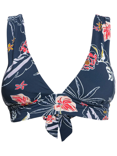 Roxy Sunset Boogie Tri Elongated Bikini Top sininen