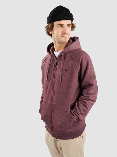Kazane Oddvar Zip Hoodie punainen