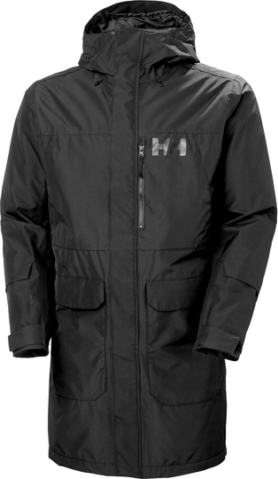 Insulated Rigging Rain Coat Musta XXL