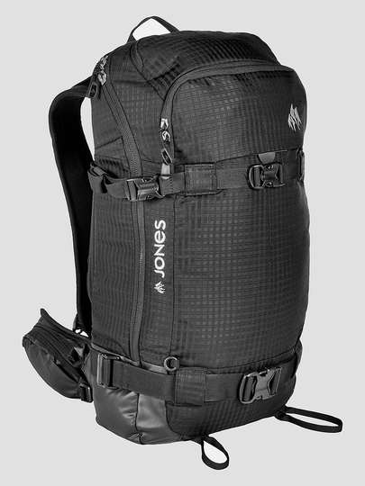 Jones Snowboards Dscnt 32L Backpack musta