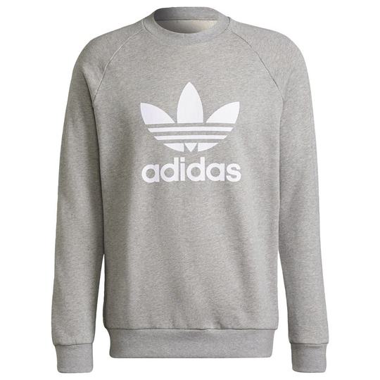 adidas Originals Collegepaita Crewneck Paita Adicolor Classics Trefoil - Harmaa/valkoinen, koko X-Small