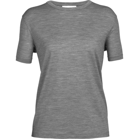 Icebreaker W Granary Ss Tee - Metro Hthr - Naiset - S