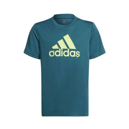 adidas T-paita Essentials Big Logo - Vihreä/Neon Lapset