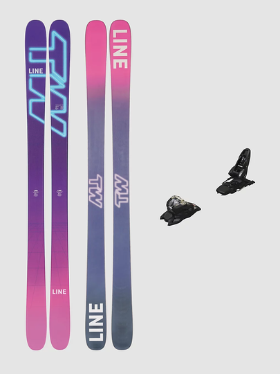 Line Tom Wallisch Pro 90mm 178 + Squire 11 2023 Ski Set sininen