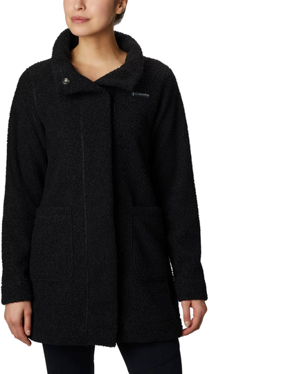 Women's Panorama Long Jacket Musta L