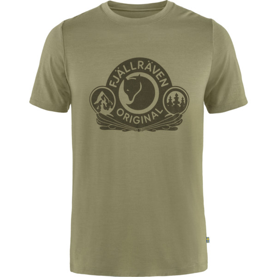Fjällräven Abisko Wool Classic Ss M - Light Olive - Miehet - S