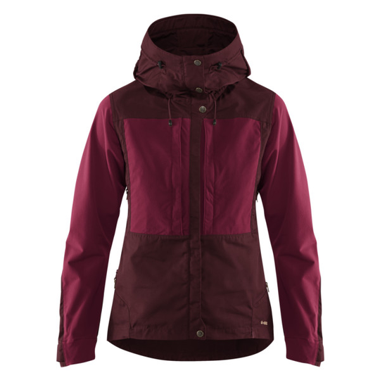 Fjällräven Keb Jacket W - Dark Garnet-plum - Naiset - XS