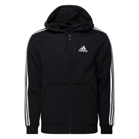 adidas Huppari 3-Stripes Essentials - Musta/Valkoinen