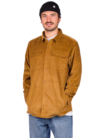 Empyre Luke Cord Shirt ruskea