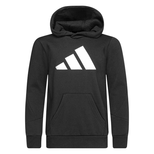 adidas Huppari Fleece - Musta/valkoinen Lapset, koko 128 cm