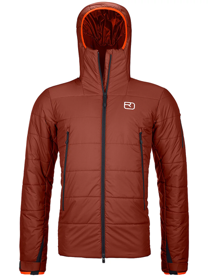 Ortovox Swisswool Zinal Insulator Jacket oranssi