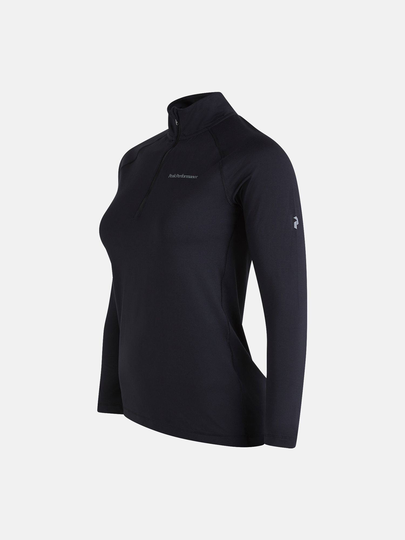 Women's Spirit Halfzip Musta XS