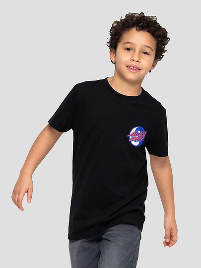 Santa Cruz Yin Yang Dot T-Shirt musta