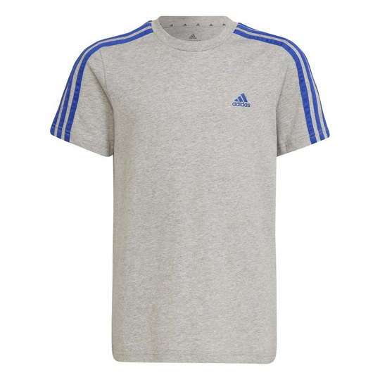 adidas T-paita 3-Stripes - Harmaa/Sininen Lapset