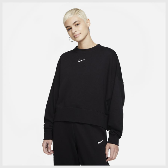 Nike Sportswear Collection Essentials Women's Oversized Fleece Crew, koko Medium
