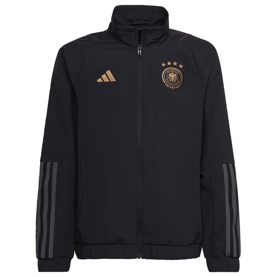 Saksa Takki Presentation Mm 2022 - Musta Lapset - adidas, koko 140 cm