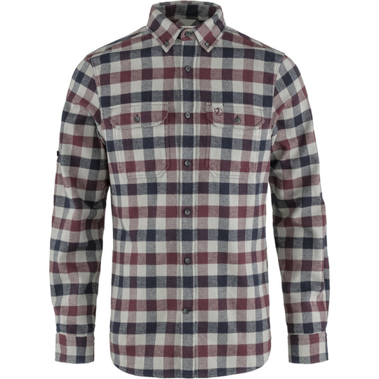 Fjällräven Skog Shirt M - Dark Garnet-fog - Miehet - L