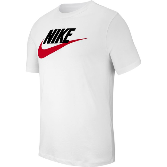 Nike T-paita NSW Futura Icon - Valkoinen/Musta/Punainen