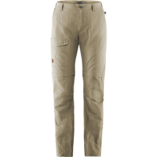 Fjällräven Travellers Mt Zip-off Trs W - Light Beige - Naiset - 38