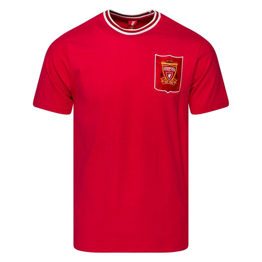Liverpool T-paita Retro - Punainen/valkoinen - Liverpool Fc, koko Small