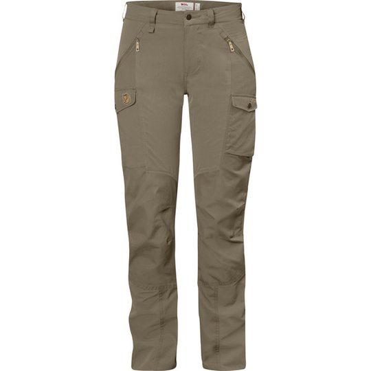 Fjällräven Nikka Trousers Curved W - Light Olive - Naiset - 40