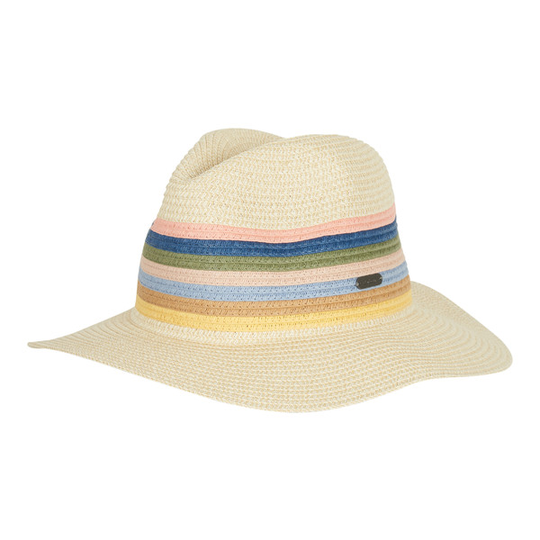 Barbour Penfor Rainbow Fedora - Natural/rainbow - Naiset - L