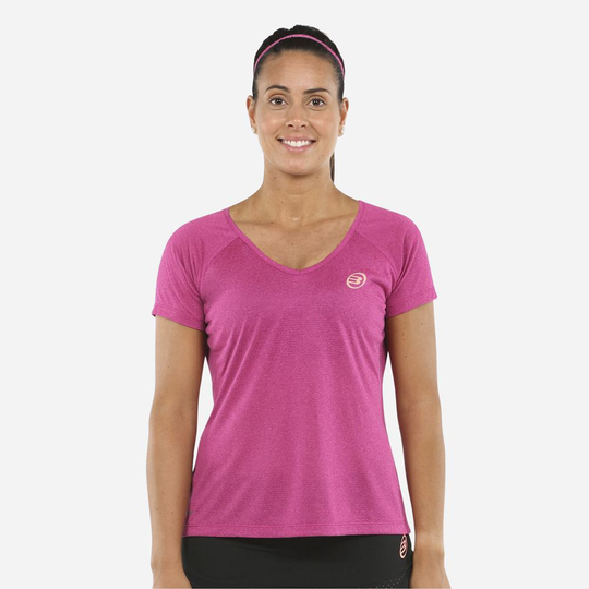 Bullpadel Eilo Rosa Top, Naisten padel ja tennis T-paita