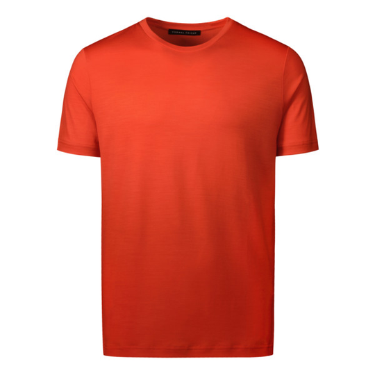 Formal Friday Ultrafine Merino T-shirt - Orange - Unisex - S
