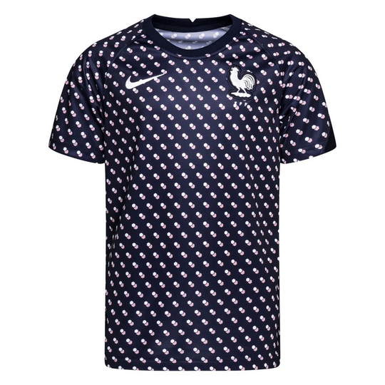 Ranska Treenipaita Dri-FIT Naisten EM 2022 - Sininen/Valkoinen Lapset