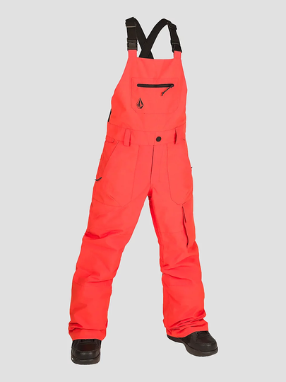 Volcom Barkley Ins Bib Pants punainen