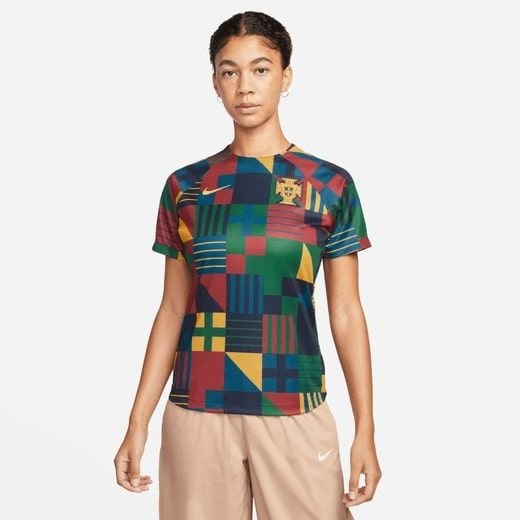 Portugali Treenipaita Dri-fit Pre Match Mm 2022 - Navy/keltainen Nainen - Nike, koko X-Small