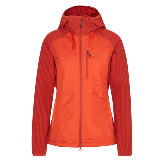 Tierra Templet 2fs Hood Jacket W - Brick - Naiset - XS