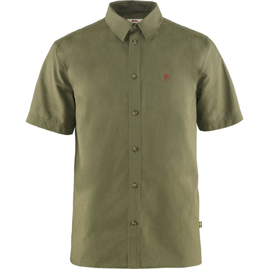 Fjällräven Övik Lite Shirt Ss M - Green - Miehet - L