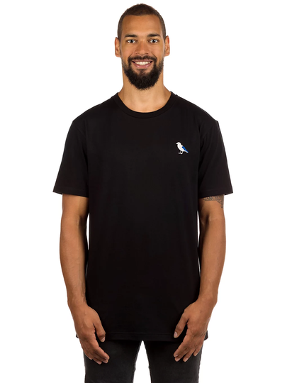 Cleptomanicx Embro Gull T-Shirt musta