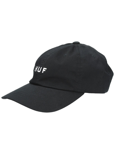 HUF Essentials OG Logo CV 6 Panel Cap musta