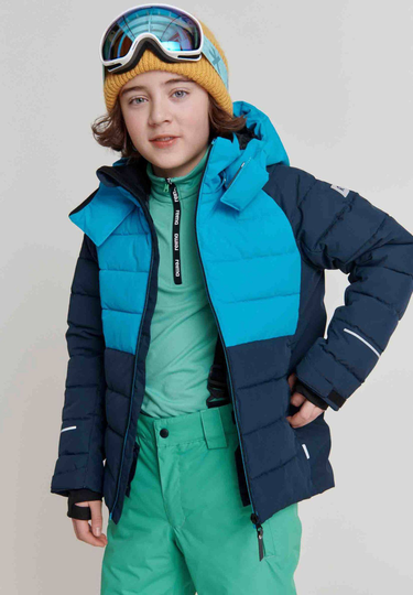 Kuosku Winter Jacket Navy 140