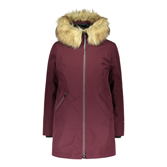 Talvitakki Raiski Sorla R+ Parka Jacket - Wine Red - Naiset - R+38