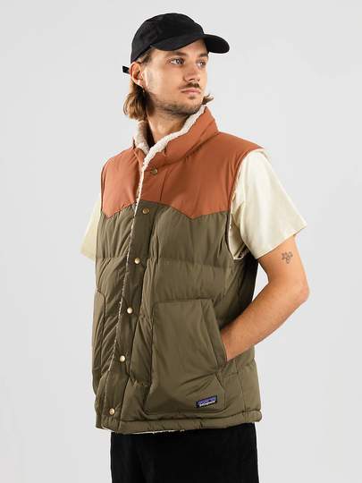 Patagonia Reversible Bivy Down Vest vihreä