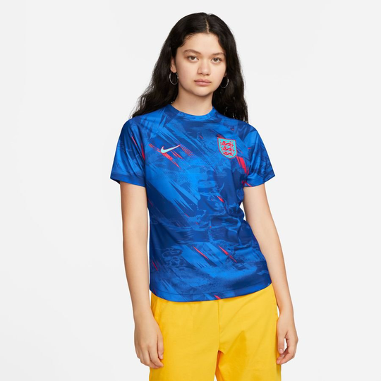 Englanti Treenipaita Dri-FIT Pre Match MM 2022 - Sininen/Sininen/Sininen Nainen