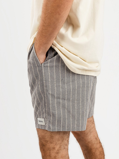 Rhythm Linen Stripe Jam Shorts harmaa