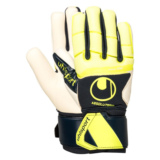 Uhlsport Maalivahdin Hanskat Absolutgrip HN Pro - Navy/Keltainen/Valkoinen Lapset