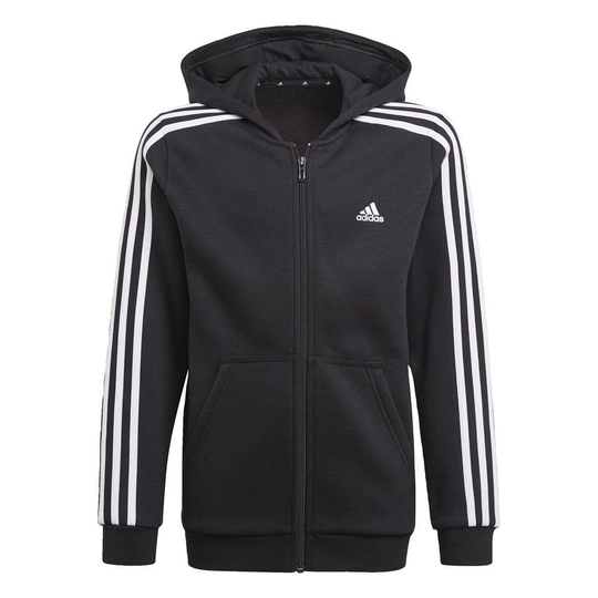 adidas Huppari 3-Stripes Essentials - Musta/Valkoinen Lapset