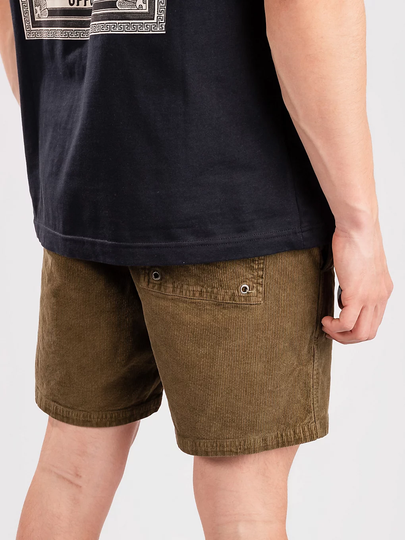 RVCA Escape Elastic Cord Shorts ruskea