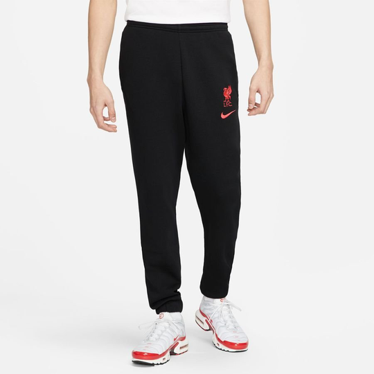 Liverpool Treenihousut Fleece - Musta/Punainen