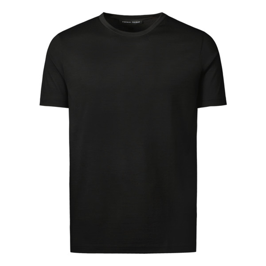 Formal Friday Ultrafine Merino T-shirt - Black - Unisex - S