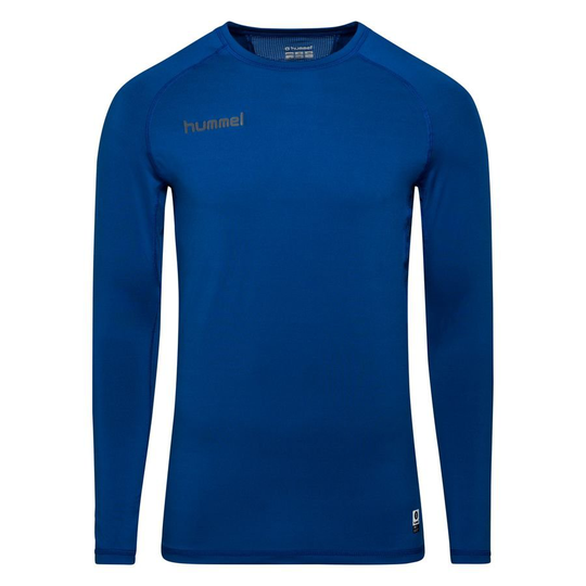 Hummel First Performance Baselayer Pitkähihainen - Sininen, koko X-Large