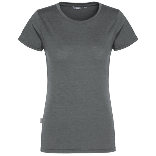 Tierra Woolpa Tee W - Graphite - Naiset - XS