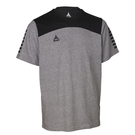 Select T-paita Oxford - Harmaa/Musta Lapset