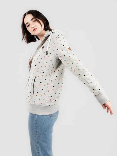 Kazane Sonia Zip Hoodie harmaa
