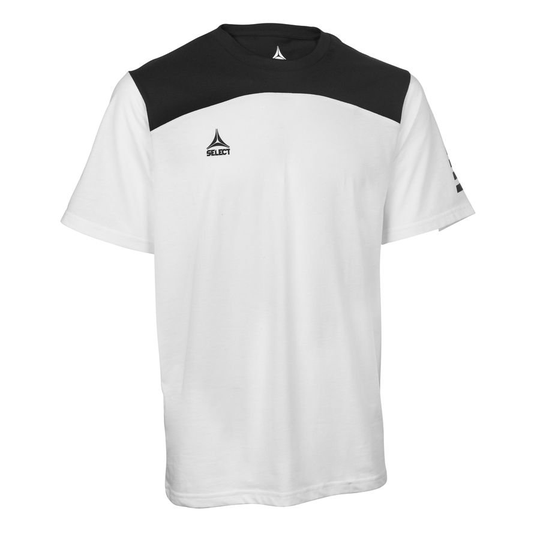 Select T-paita Oxford - Valkoinen/Musta